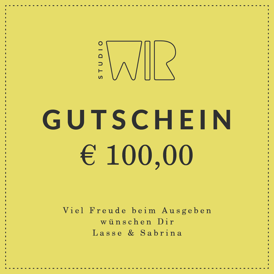 Gutschein 100 Euro | Studio WIR